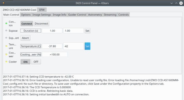 ASI Control Panel