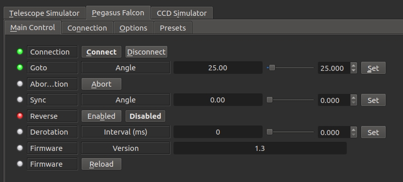 Falcon Control Panel