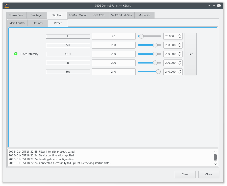 Filter Presets