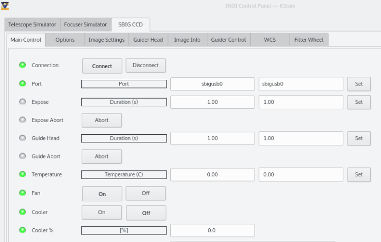 INDI Control Panel