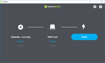 balenaEtcher flash